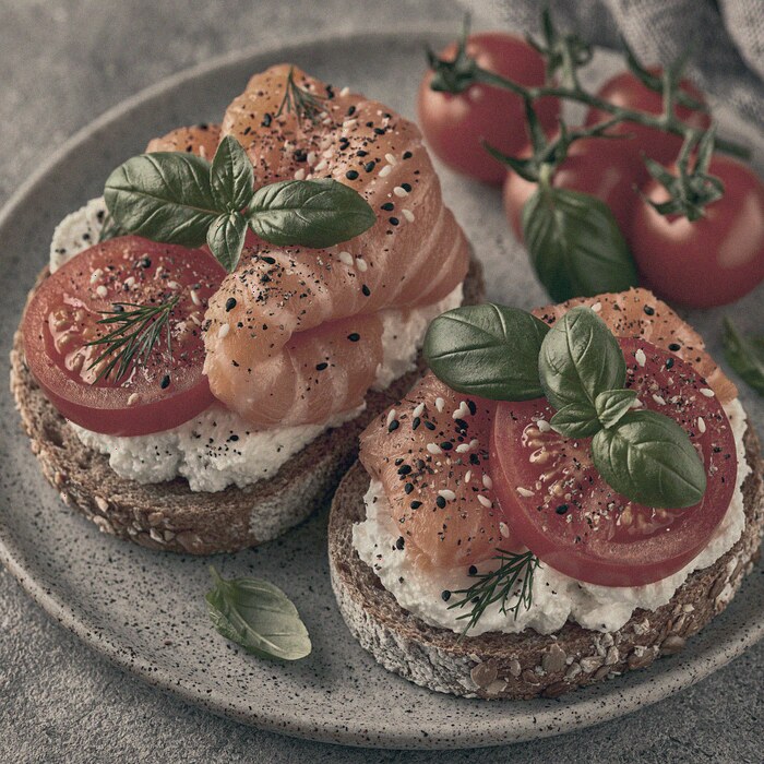Toasts, assembled on deck.